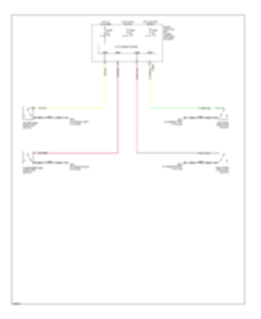 Courtesy Lamps Wiring Diagram 2 of 2 for Ford Taurus SE 2007