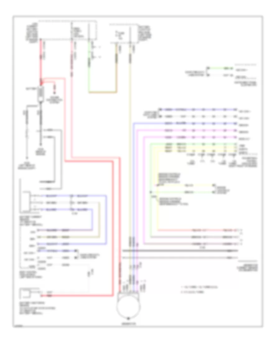 Charging Wiring Diagram for Ford Fusion SE 2014
