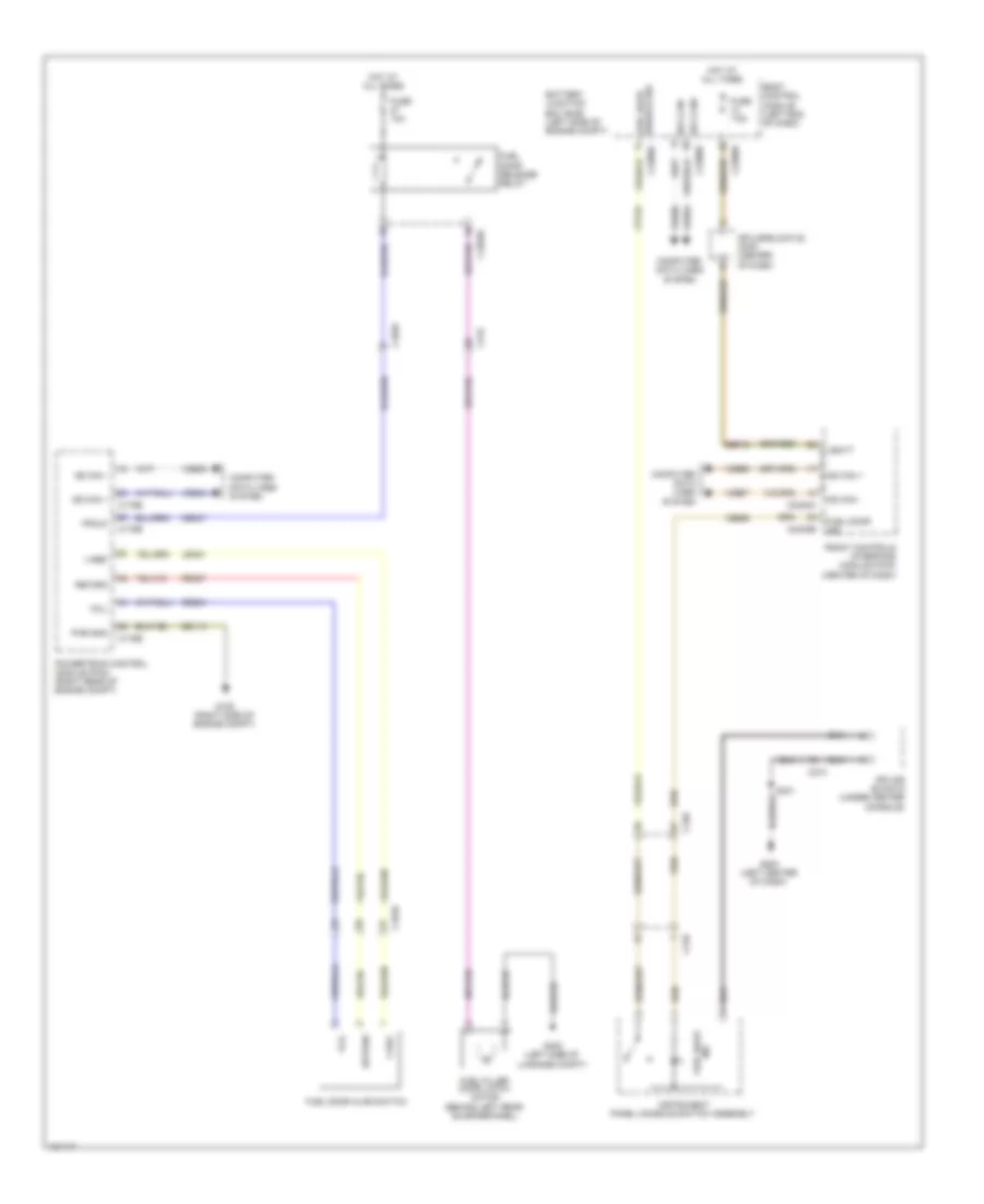 Fuel Door Release Wiring Diagram for Ford Fusion SE 2014