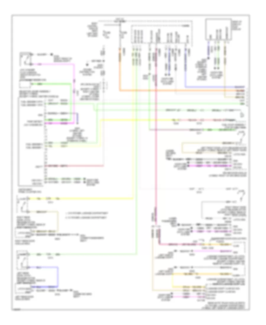 Instrument Cluster Wiring Diagram 1 of 2 for Ford Fusion SE 2014