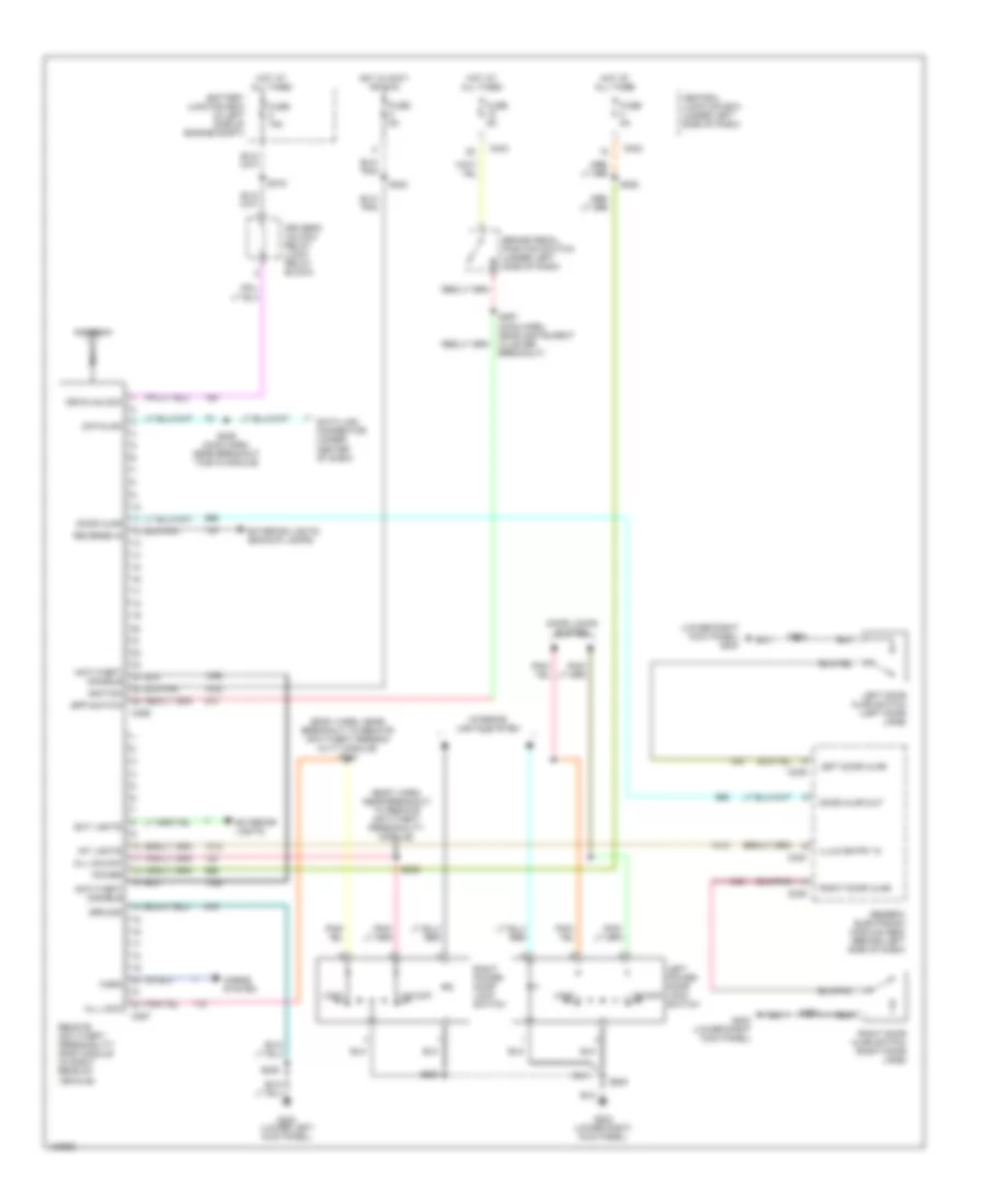 Forced Entry Wiring Diagram for Ford Pickup F250 Super Duty 2000