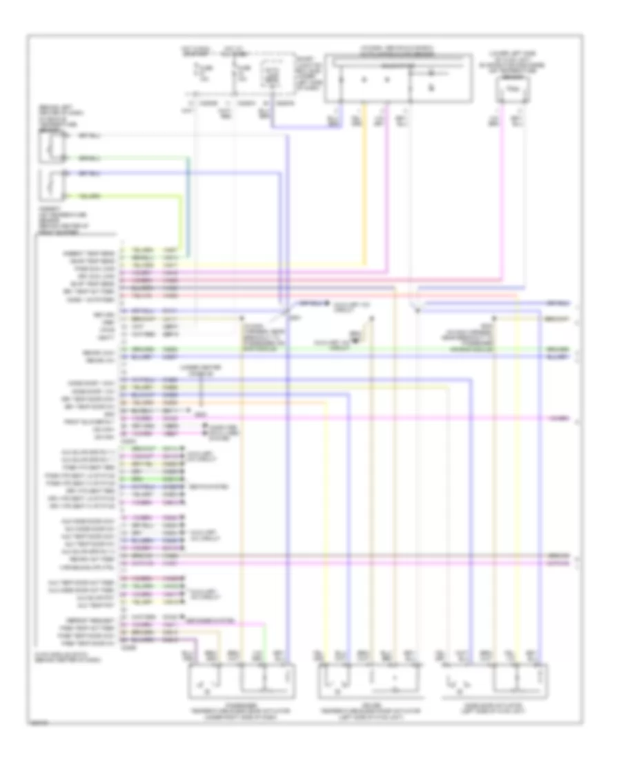 Automatic A C Wiring Diagram 1 of 2 for Ford Taurus SEL 2008