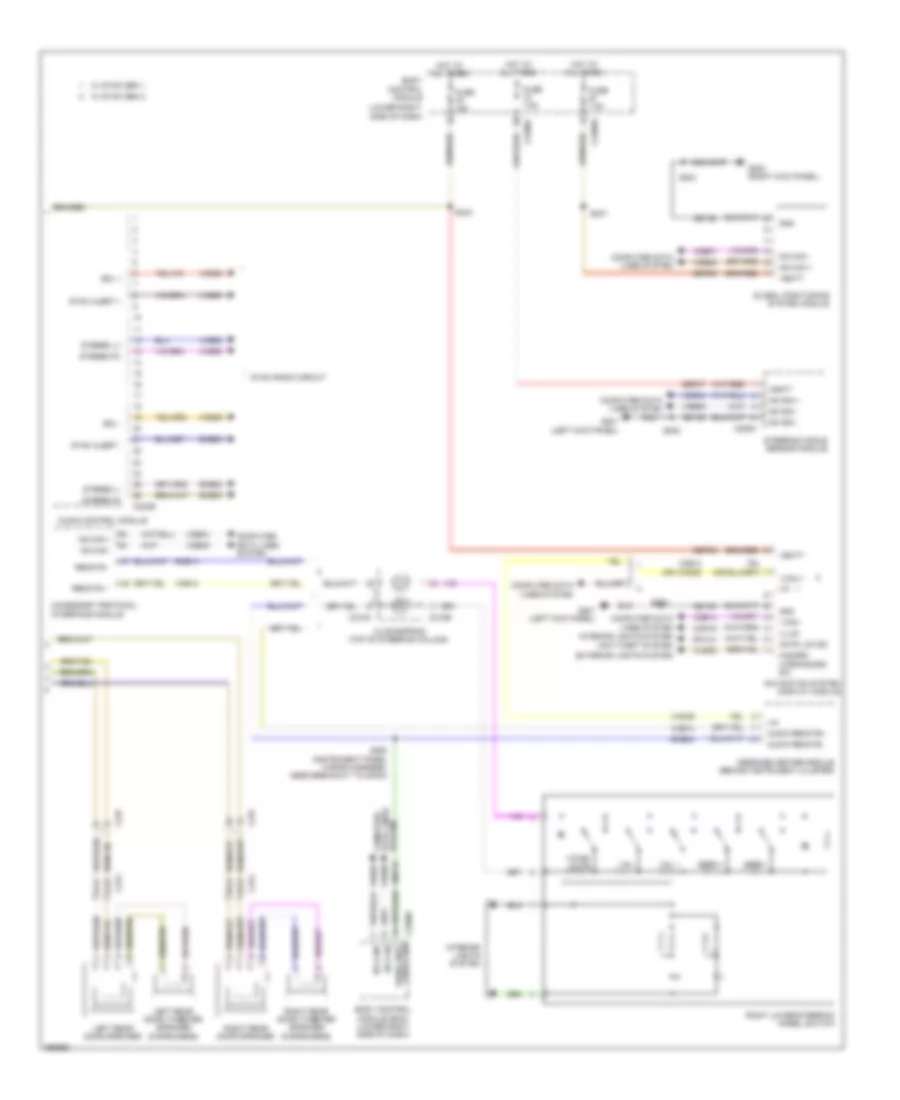 Premium Radio Wiring Diagram 2 of 2 for Ford C Max SEL 2013