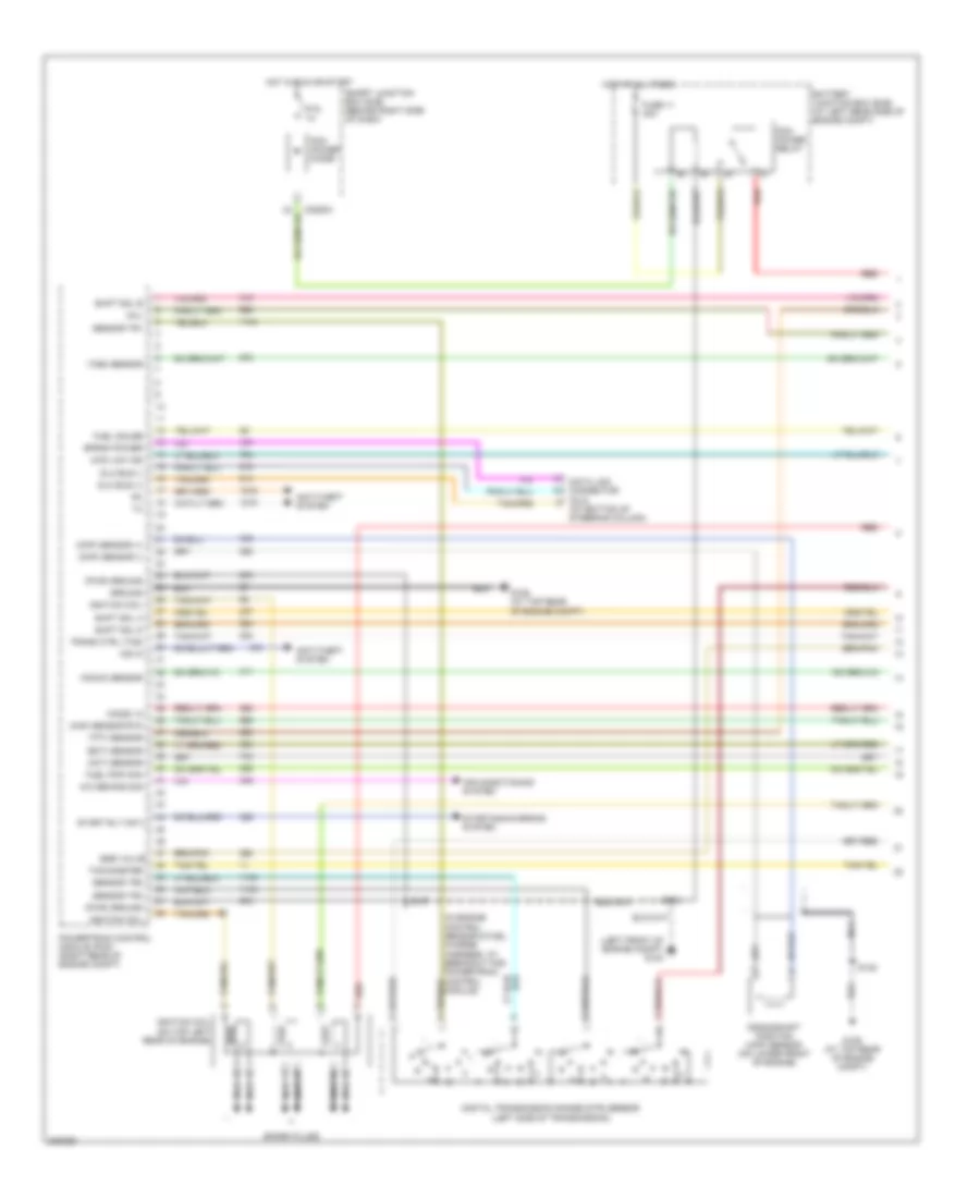 4.0L, Engine Performance Wiring Diagram (1 of 4) for Ford Ranger 2006