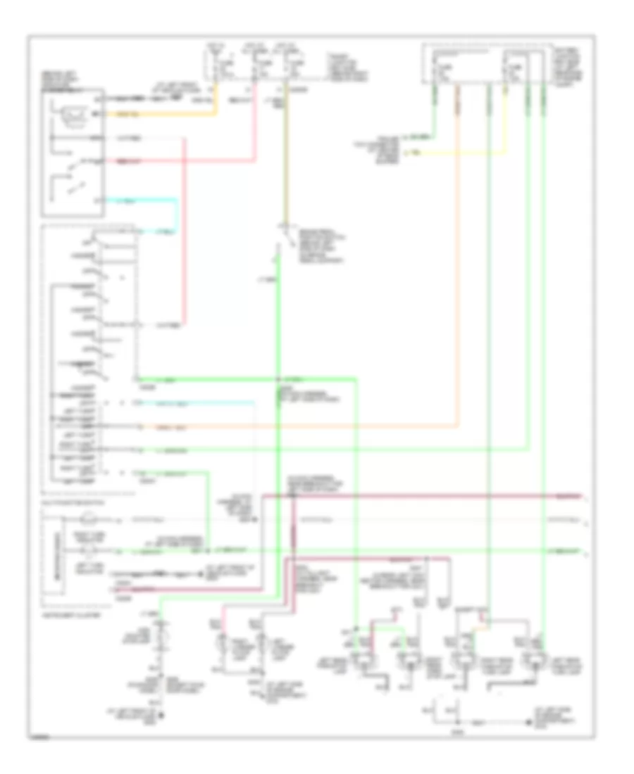 Exterior Lamps Wiring Diagram (1 of 2) for Ford Ranger 2006