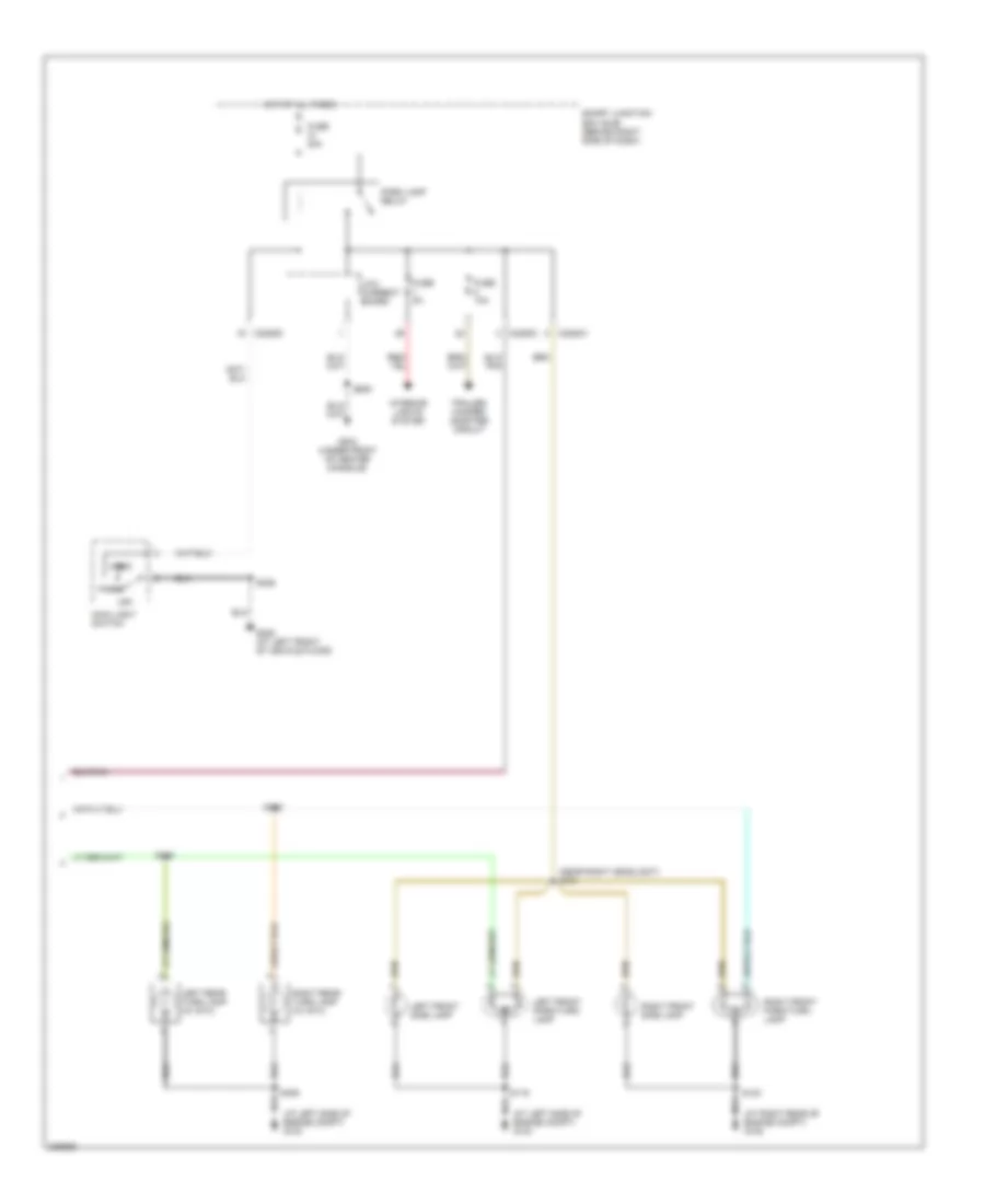 Exterior Lamps Wiring Diagram 2 of 2 for Ford Ranger 2006
