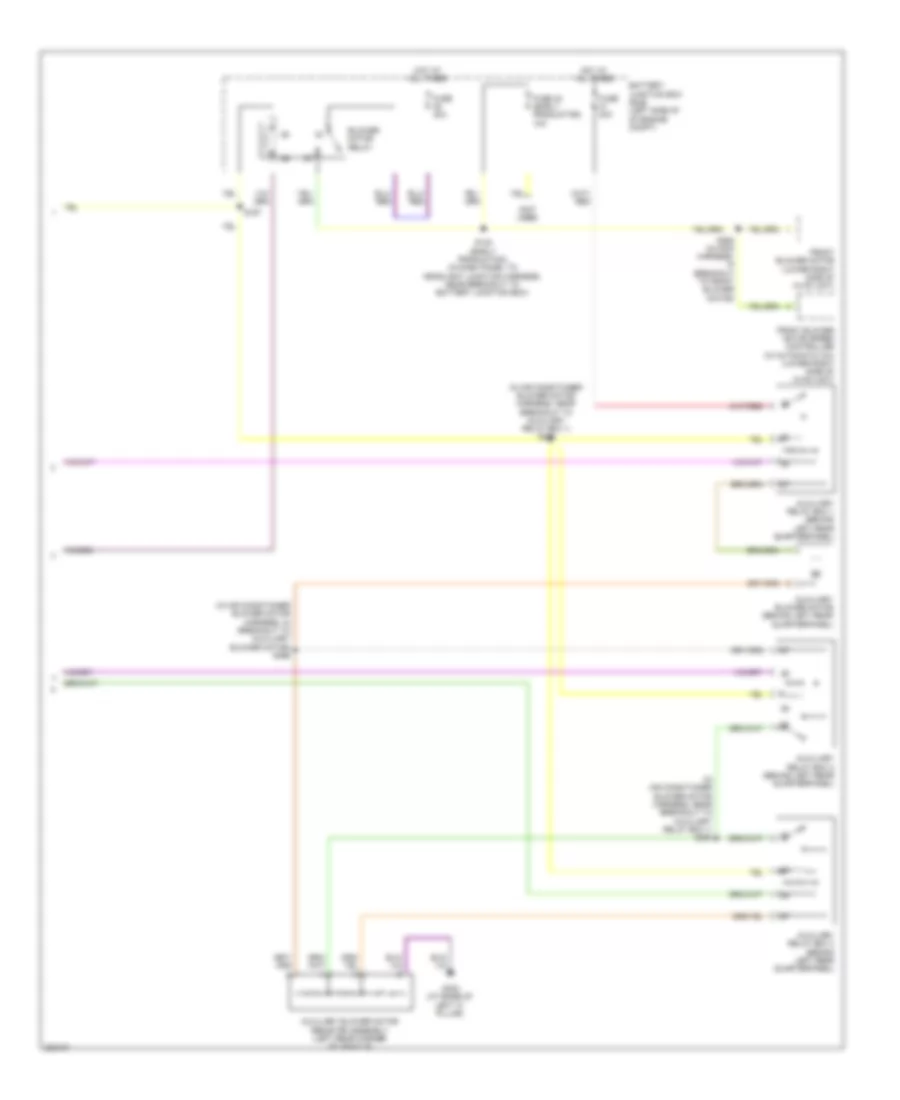 Auxiliary A C Wiring Diagram 2 of 2 for Ford Taurus X Eddie Bauer 2008