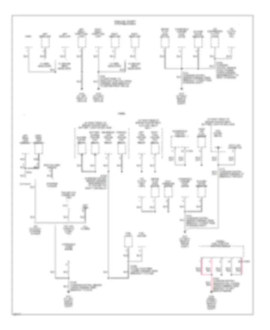 Ground Distribution Wiring Diagram 2 of 5 for Ford RV Cutaway E350 Super Duty 2006