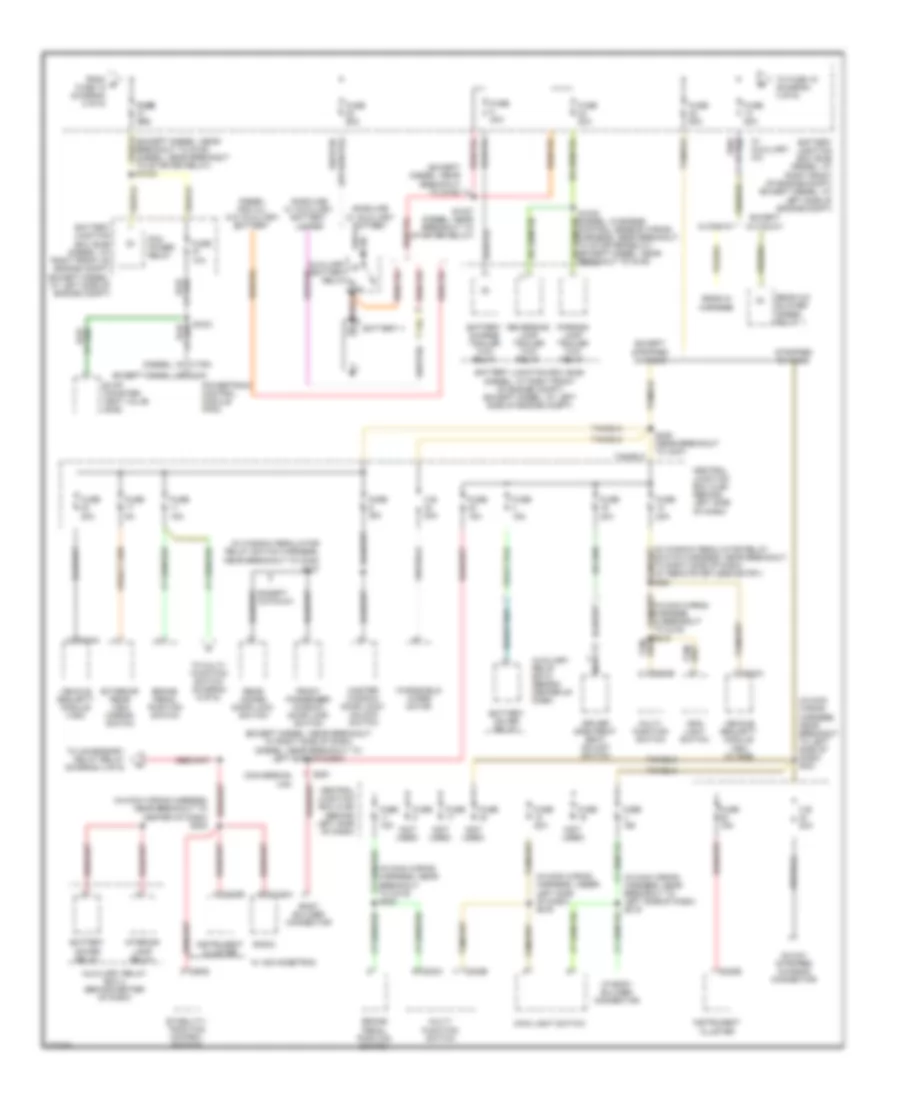 Power Distribution Wiring Diagram (3 of 6) for Ford RV Cutaway E350 Super Duty 2006