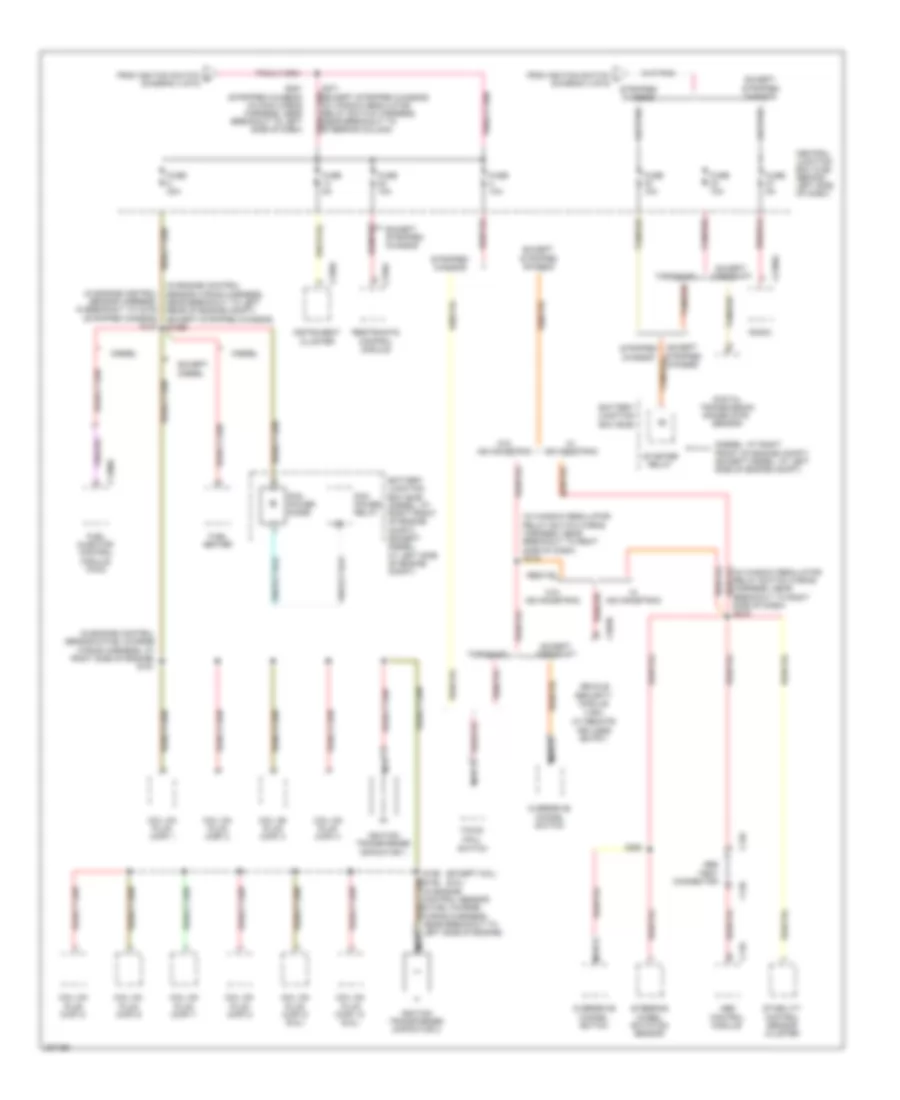 Power Distribution Wiring Diagram (5 of 6) for Ford RV Cutaway E350 Super Duty 2006
