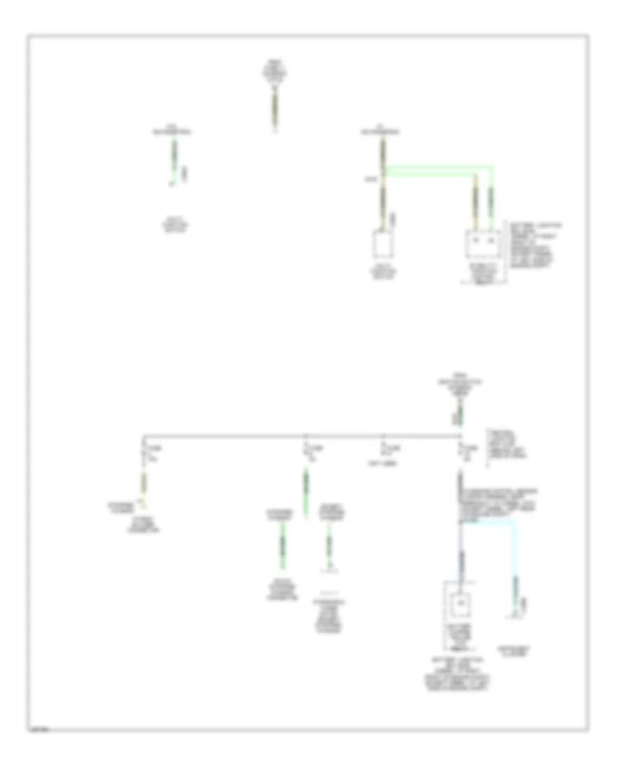 Power Distribution Wiring Diagram (6 of 6) for Ford RV Cutaway E350 Super Duty 2006