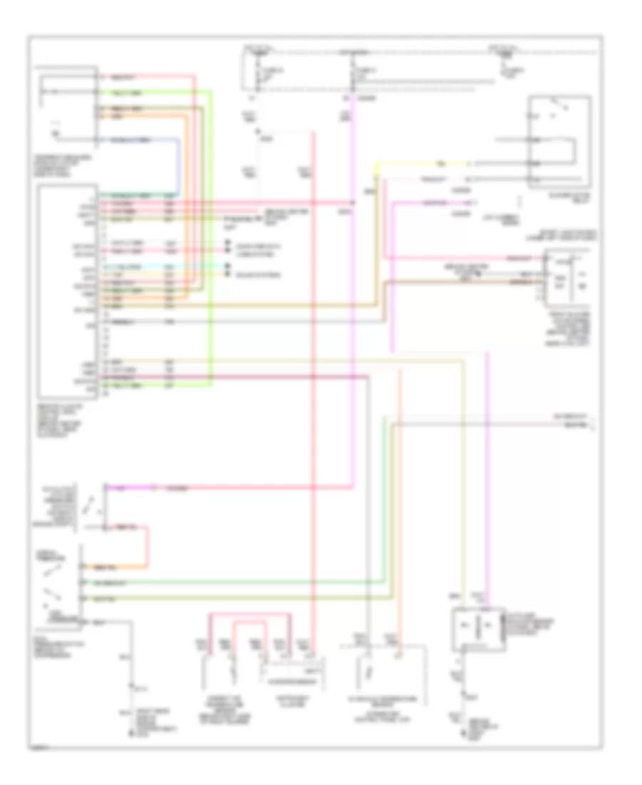Automatic A C Wiring Diagram 1 of 2 for Ford Taurus SE 2006