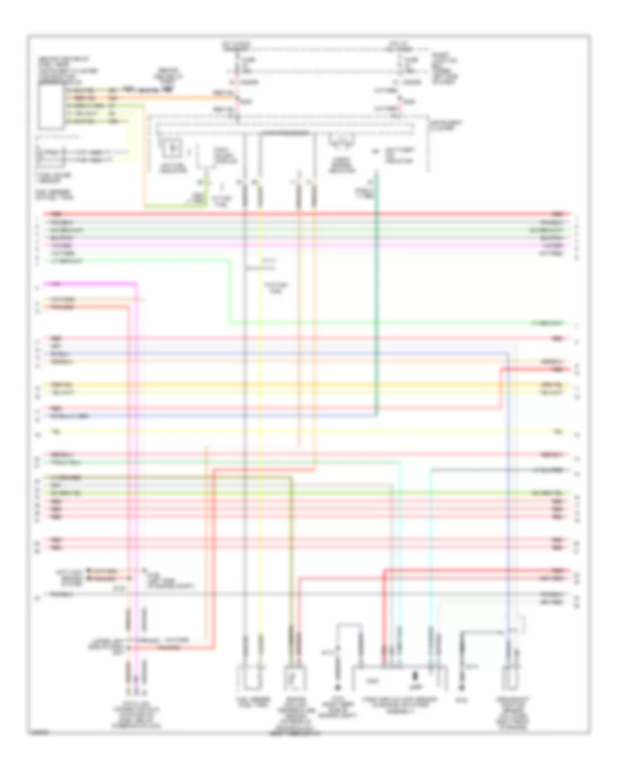 3.0L 12-Valve, Engine Performance Wiring Diagram (2 of 4) for Ford Taurus SE 2006