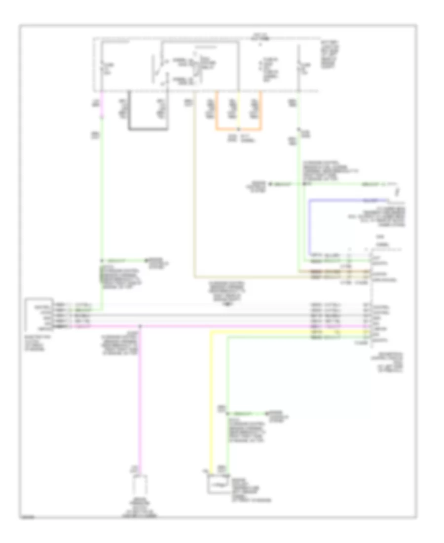 Cooling Fan Wiring Diagram for Ford Cab  Chassis F350 Super Duty 2009