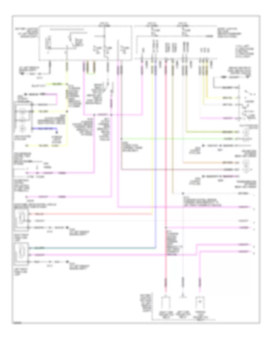 Exterior Lamps Wiring Diagram, with Box (1 of 2) for Ford Cab  Chassis F350 Super Duty 2009