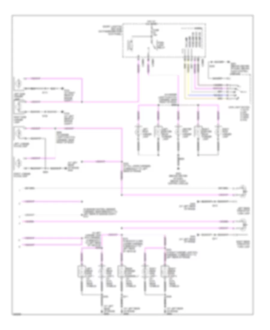 Exterior Lamps Wiring Diagram with Box 2 of 2 for Ford Cab  Chassis F350 Super Duty 2009