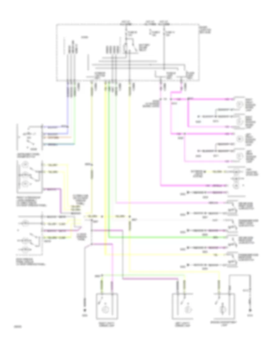 Courtesy Lamps Wiring Diagram for Ford Cab  Chassis F350 Super Duty 2009