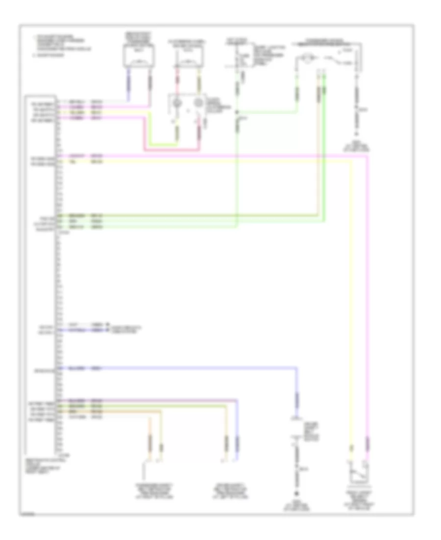 Supplemental Restraints Wiring Diagram for Ford Cab  Chassis F350 Super Duty 2009