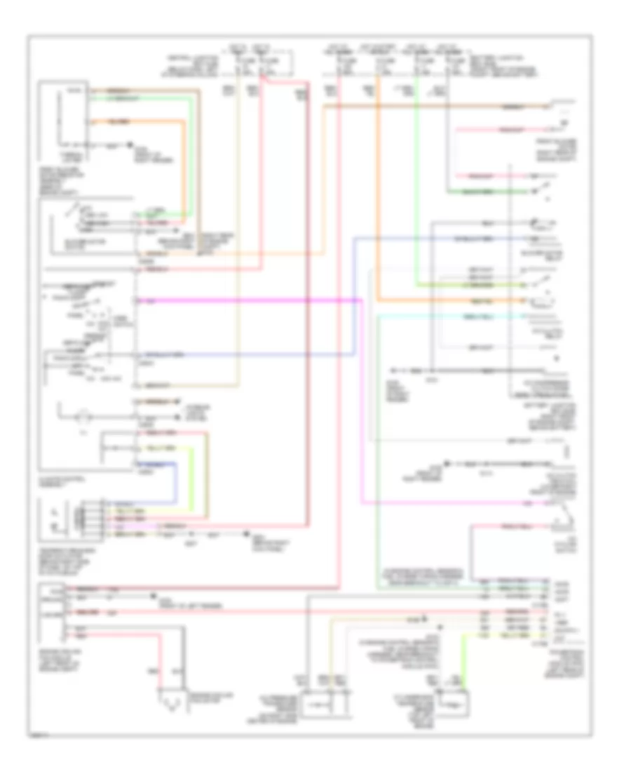 Manual AC Wiring Diagram for Ford Crown Victoria 2009