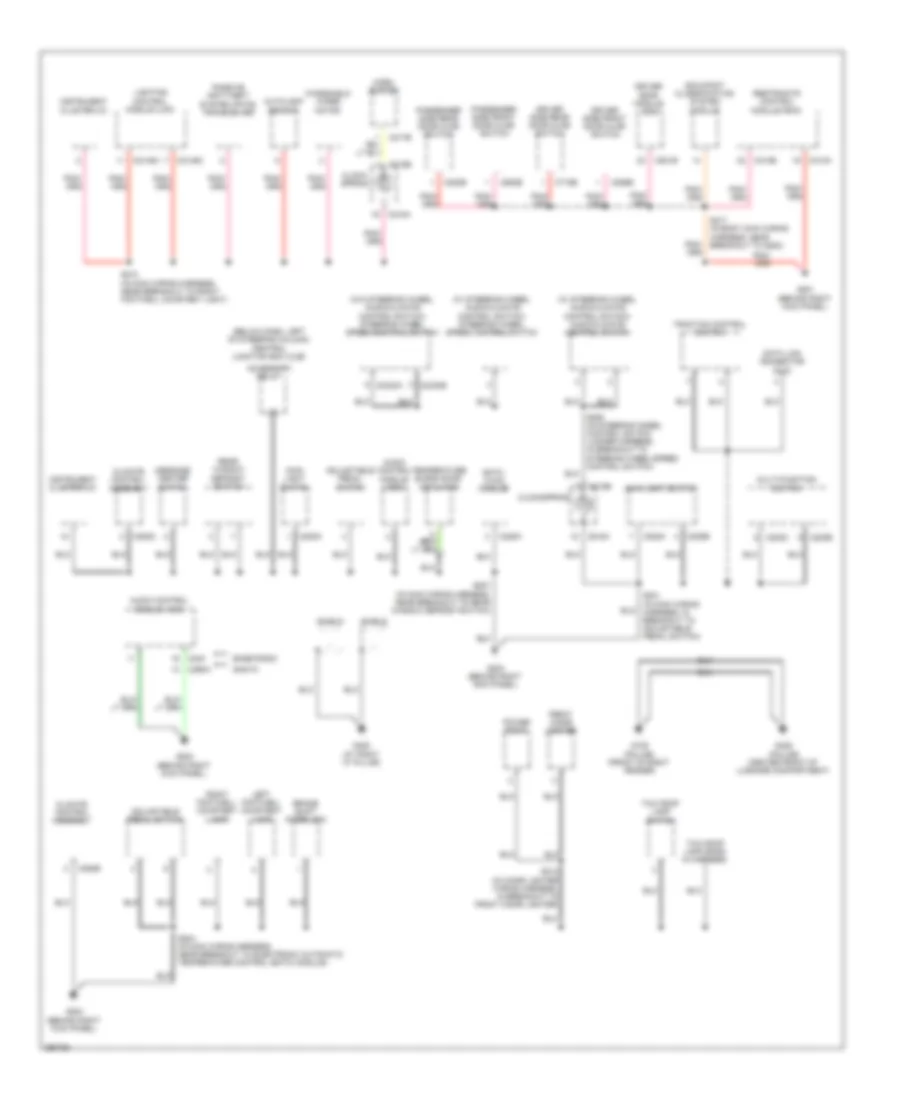 Ground Distribution Wiring Diagram 2 of 4 for Ford Crown Victoria 2009