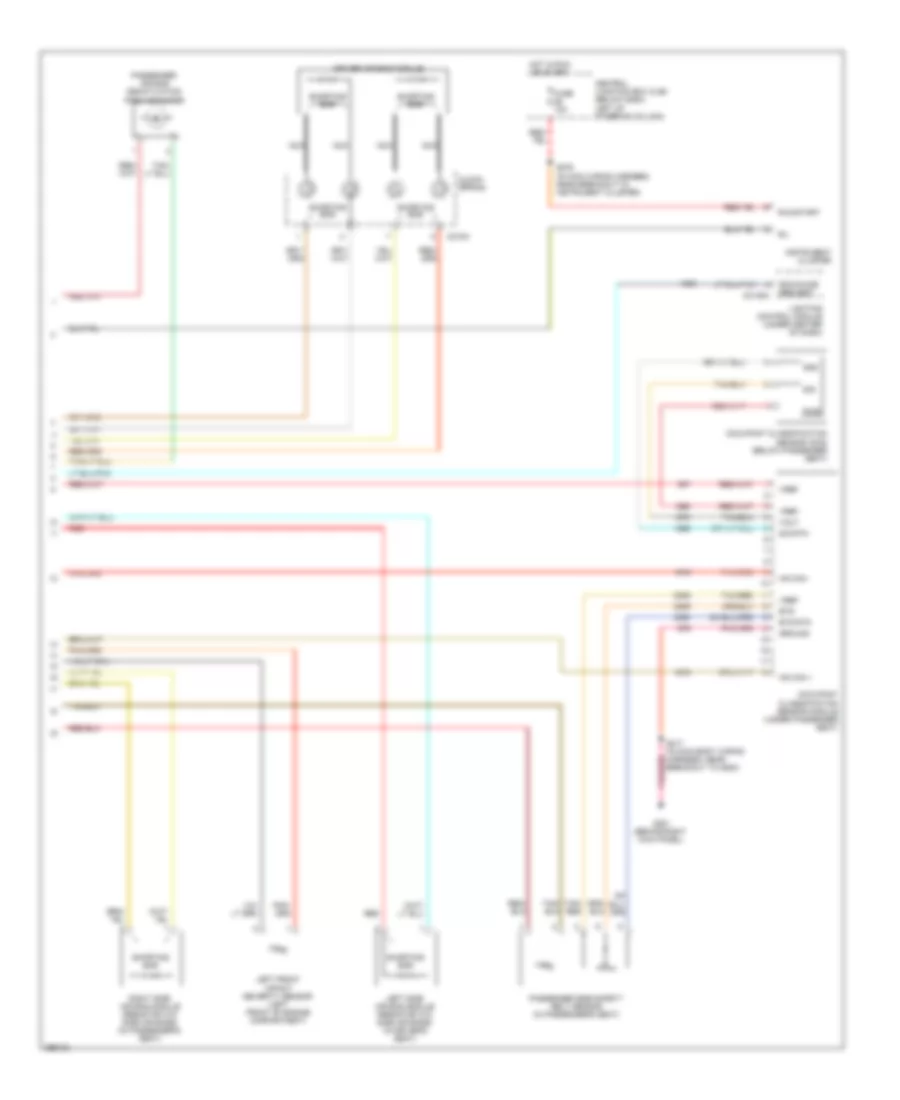 Supplemental Restraints Wiring Diagram 2 of 2 for Ford Crown Victoria 2009