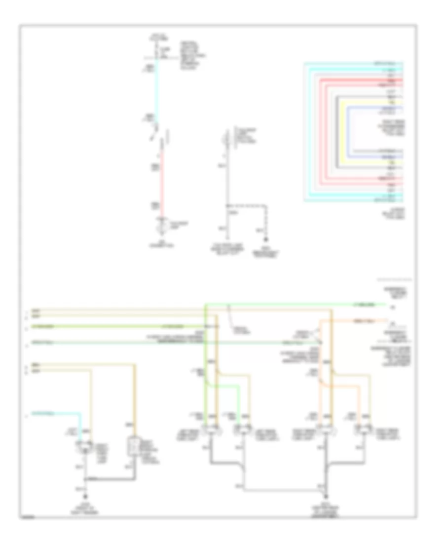 Exterior Lamps Wiring Diagram (2 of 2) for Ford Crown Victoria LX 2009
