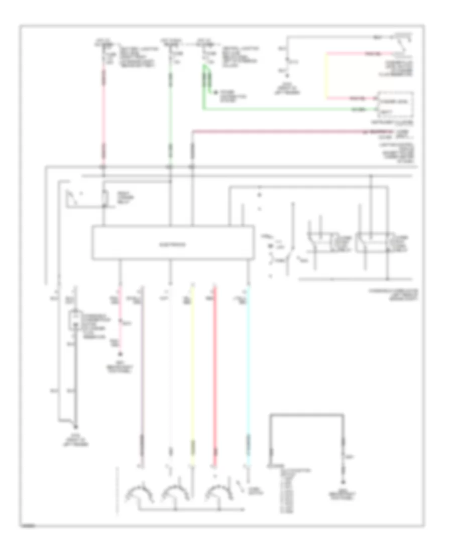 WiperWasher Wiring Diagram for Ford Crown Victoria LX 2009