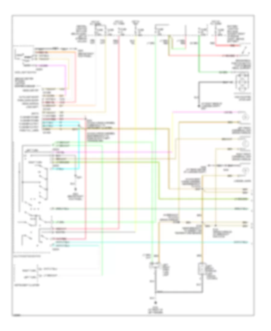 Exterior Lamps Wiring Diagram (1 of 2) for Ford Crown Victoria Police Interceptor 2006