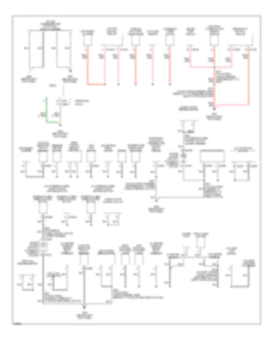 Ground Distribution Wiring Diagram 2 of 4 for Ford Crown Victoria Police Interceptor 2006