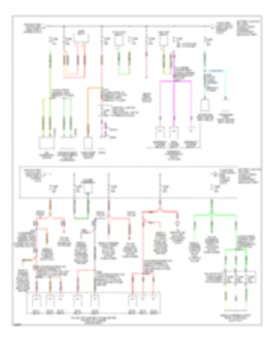 Power Distribution Wiring Diagram (3 of 5) for Ford Crown Victoria Police Interceptor 2006