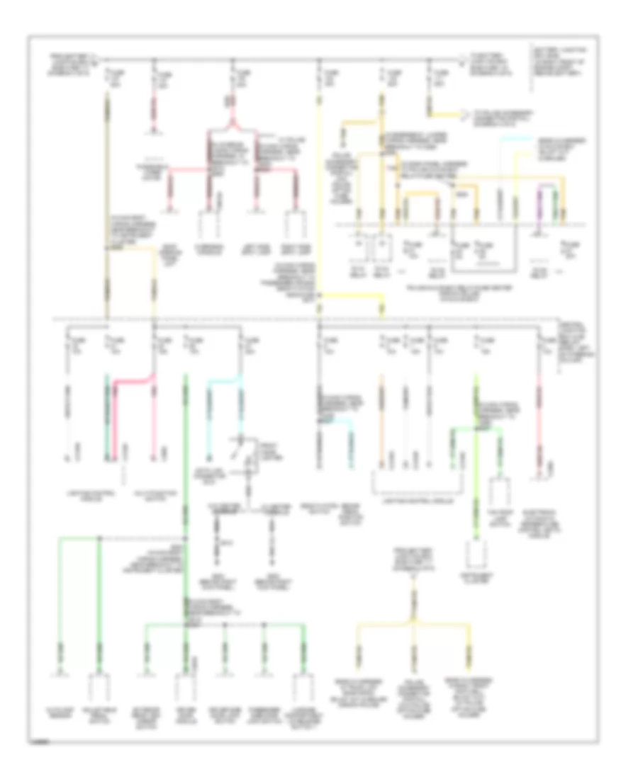 Power Distribution Wiring Diagram 4 of 5 for Ford Crown Victoria Police Interceptor 2006