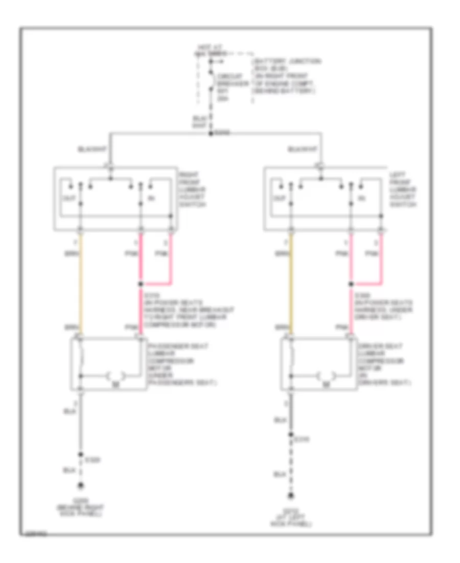 Lumbar Wiring Diagram for Ford Crown Victoria Police Interceptor 2006