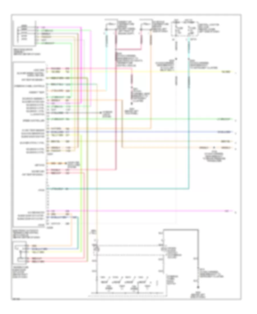 Automatic A C Wiring Diagram 1 of 2 for Ford Cab  Chassis F350 Super Duty 2007