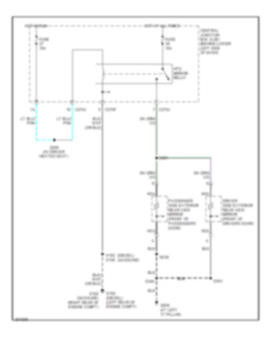 Defoggers Wiring Diagram for Ford Cab  Chassis F350 Super Duty 2007