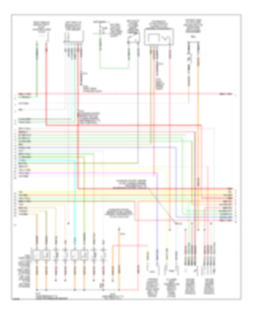 5.4L, Engine Performance Wiring Diagram (2 of 5) for Ford Cab  Chassis F350 Super Duty 2007