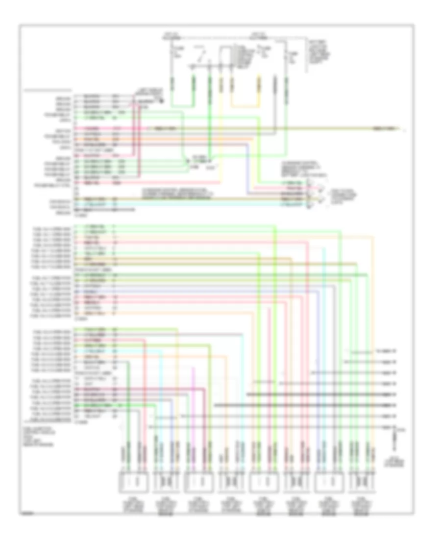 6.0L Diesel, Engine Performance Wiring Diagram (1 of 5) for Ford Cab  Chassis F350 Super Duty 2007