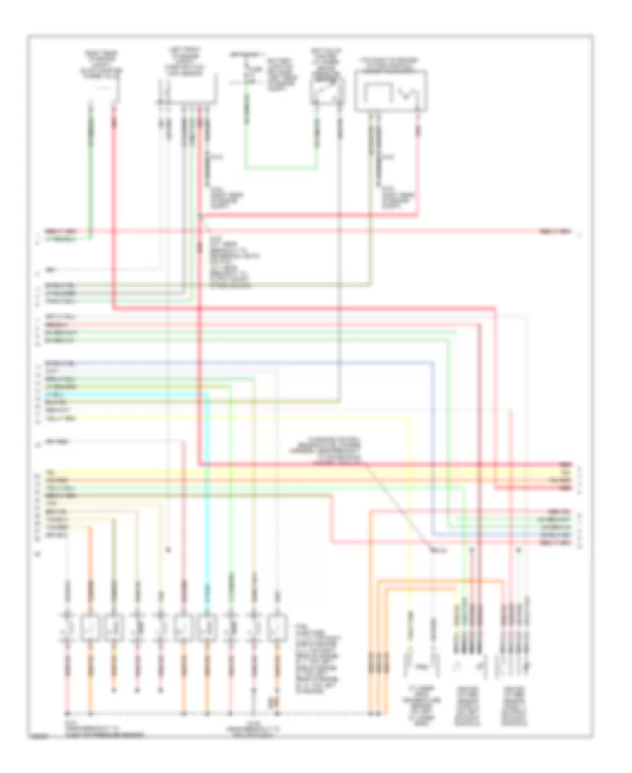 6.8L, Engine Performance Wiring Diagram (2 of 5) for Ford Cab  Chassis F350 Super Duty 2007