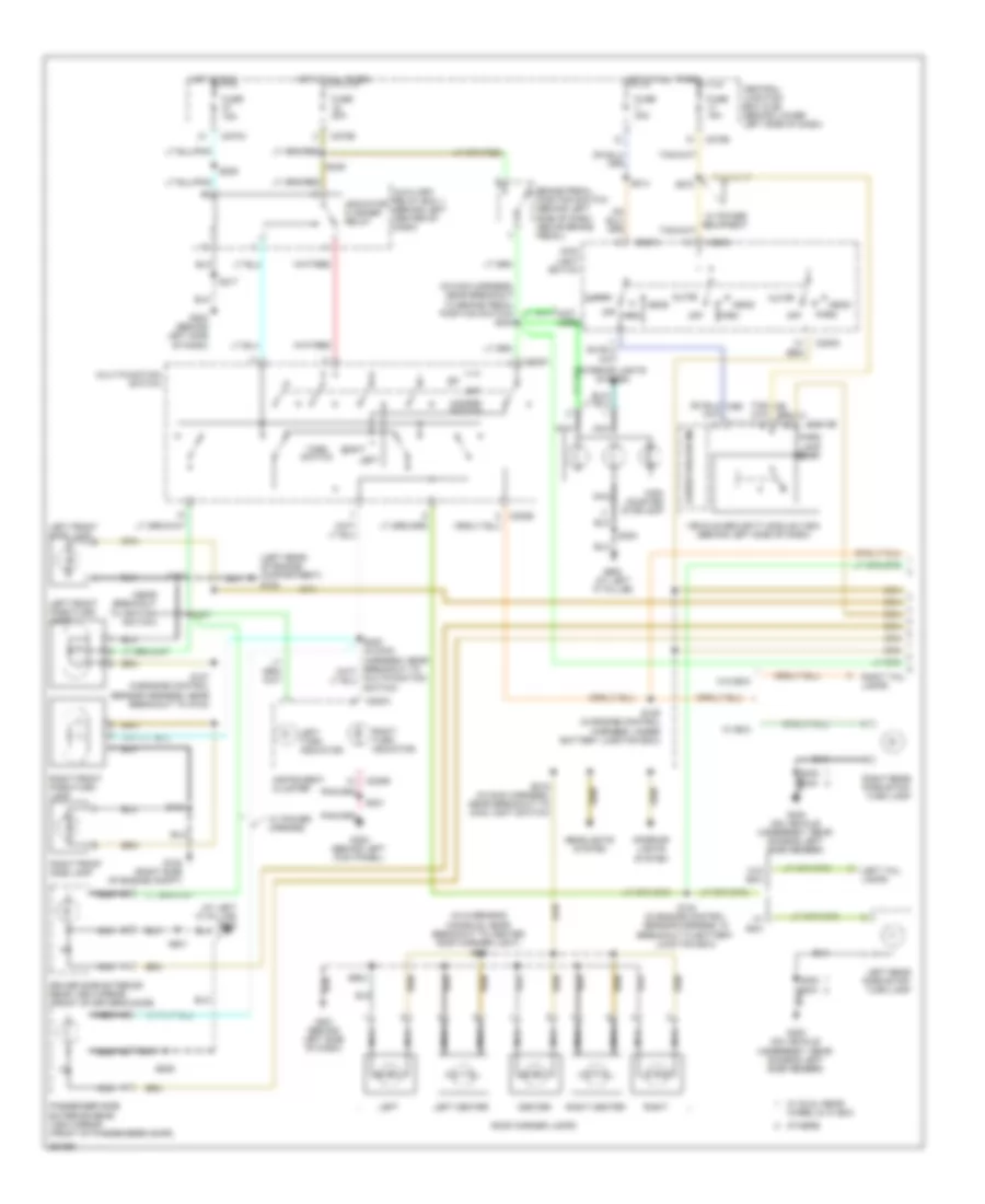 Exterior Lamps  Trailer Connector Wiring Diagram 1 of 3 for Ford Cab  Chassis F350 Super Duty 2007