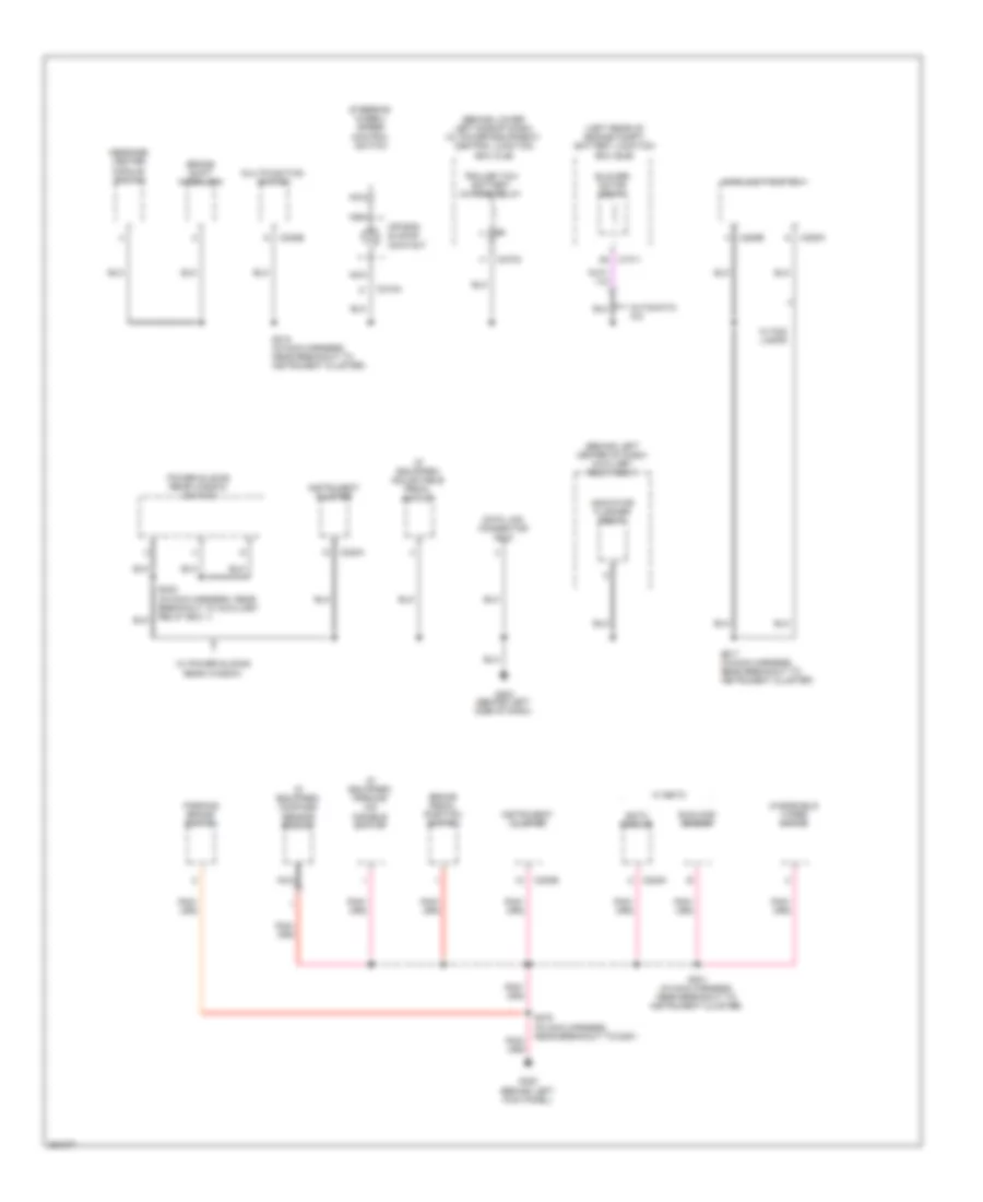 Ground Distribution Wiring Diagram (2 of 7) for Ford Cab  Chassis F350 Super Duty 2007