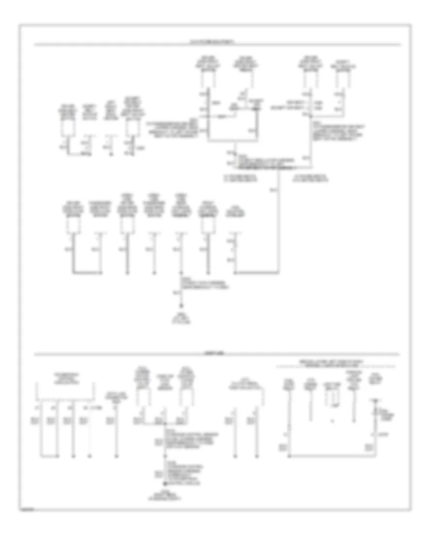 Ground Distribution Wiring Diagram (3 of 7) for Ford Cab  Chassis F350 Super Duty 2007