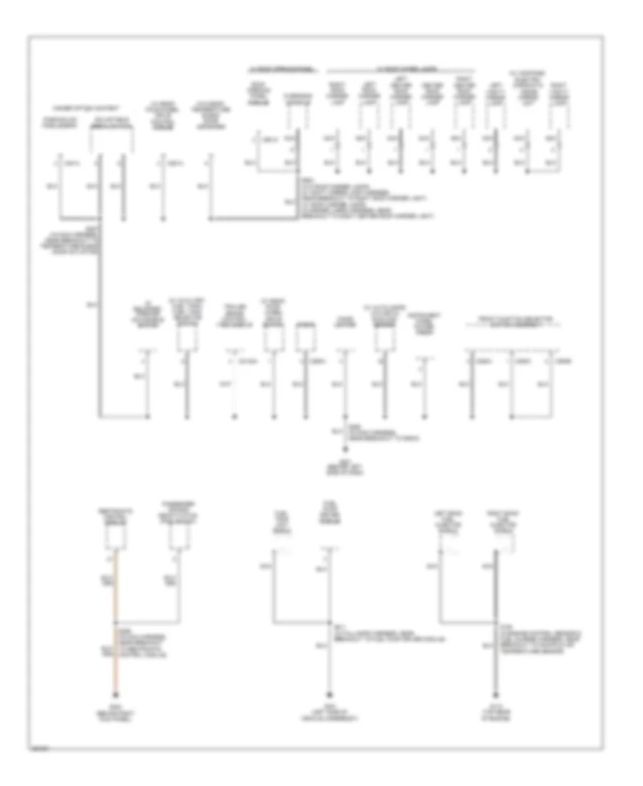 Ground Distribution Wiring Diagram (6 of 7) for Ford Cab  Chassis F350 Super Duty 2007