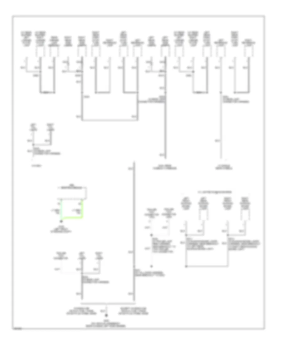 Ground Distribution Wiring Diagram (7 of 7) for Ford Cab  Chassis F350 Super Duty 2007