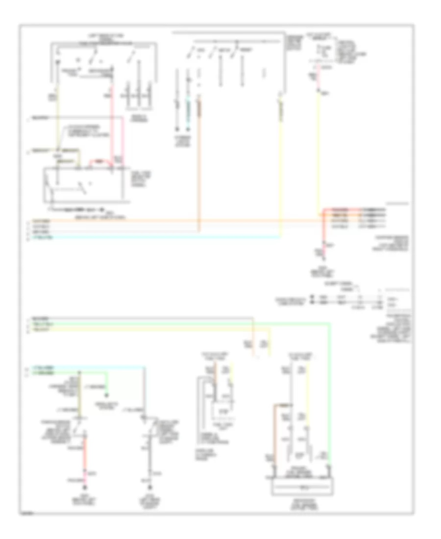 Instrument Cluster Wiring Diagram 2 of 2 for Ford Cab  Chassis F350 Super Duty 2007
