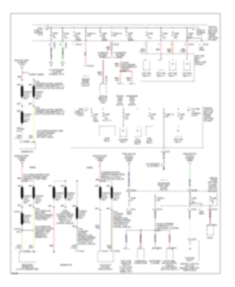 Power Distribution Wiring Diagram 2 of 5 for Ford Cab  Chassis F350 Super Duty 2007