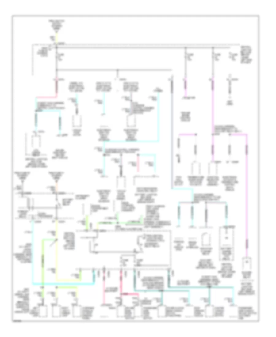 Power Distribution Wiring Diagram (4 of 5) for Ford Cab  Chassis F350 Super Duty 2007