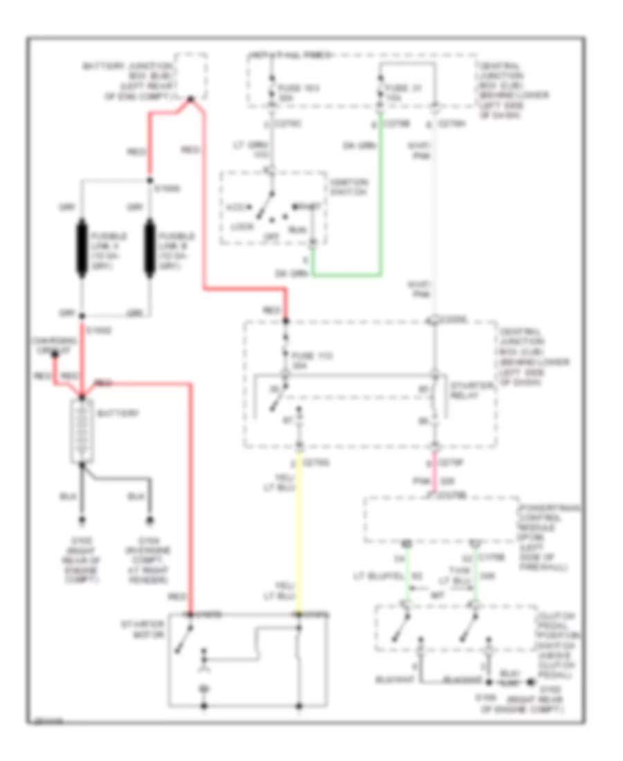 5.4L, Starting Wiring Diagram for Ford Cab  Chassis F350 Super Duty 2007