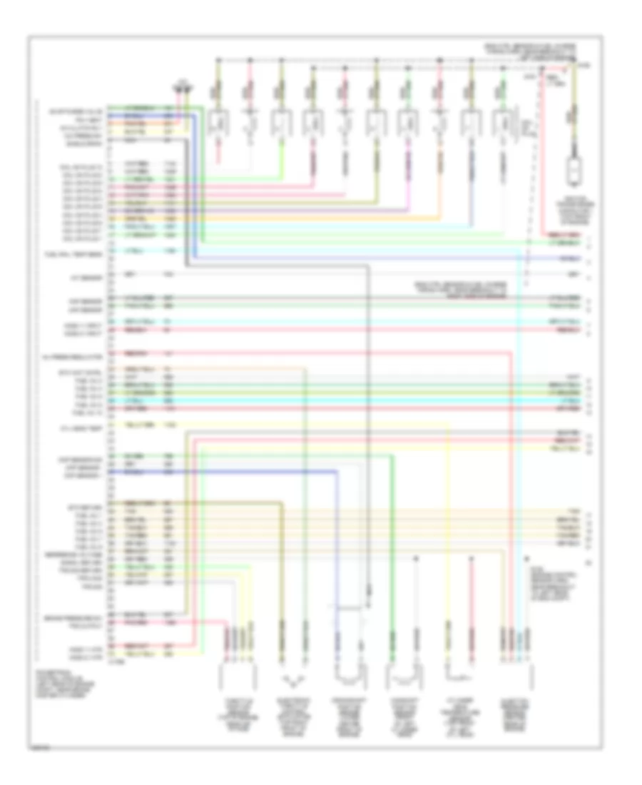 6.8L, Engine Performance Wiring Diagram (1 of 5) for Ford Cutaway E350 Super Duty 2006