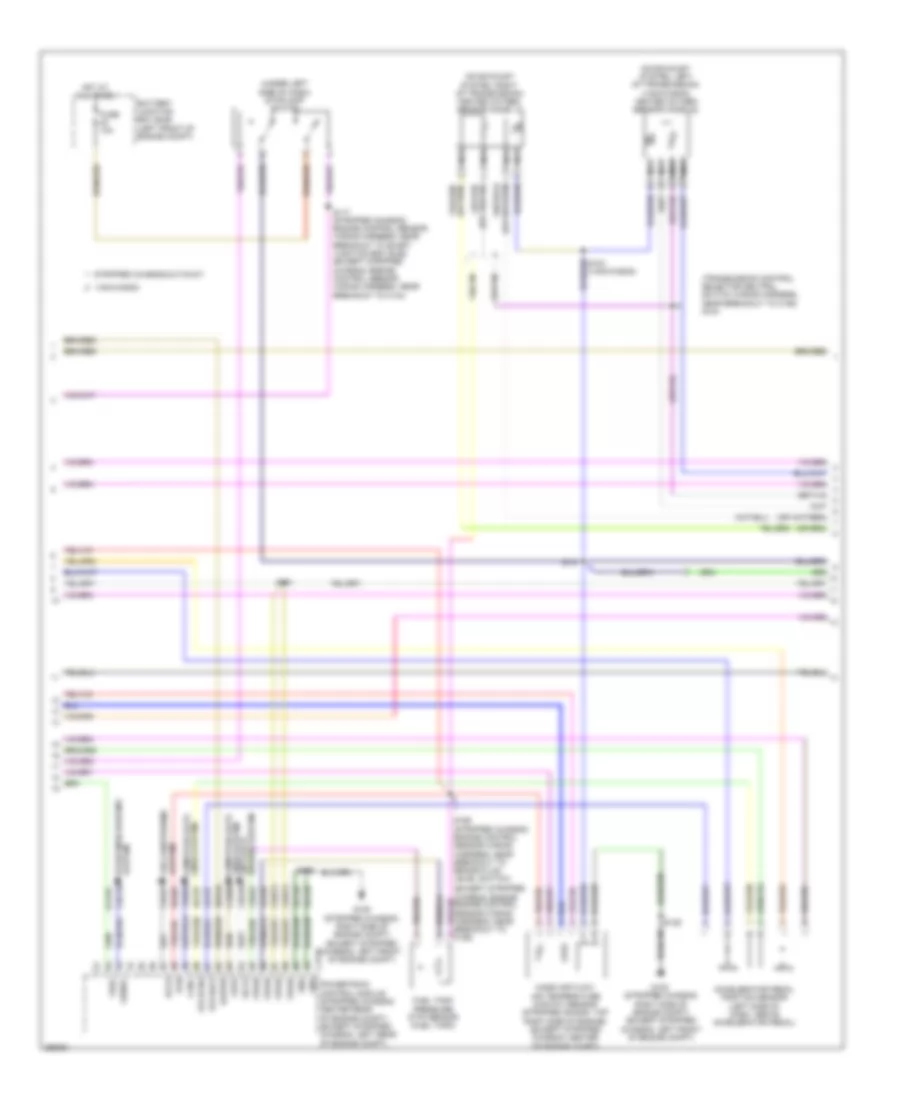 5.4L, Engine Performance Wiring Diagram, with Torqshift (2 of 5) for Ford Cutaway E250 2009