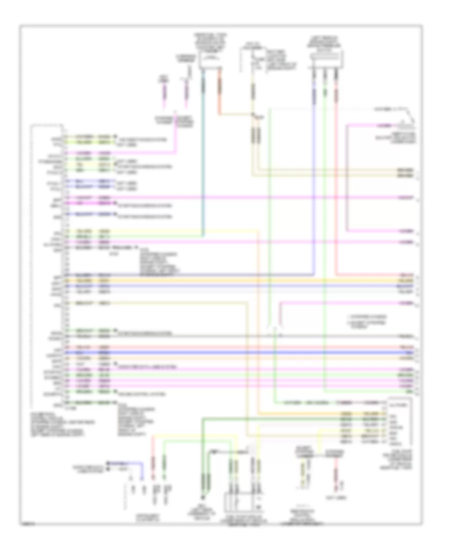 5.4L, Engine Performance Wiring Diagram, without Torqshift (1 of 5) for Ford Cutaway E250 2009