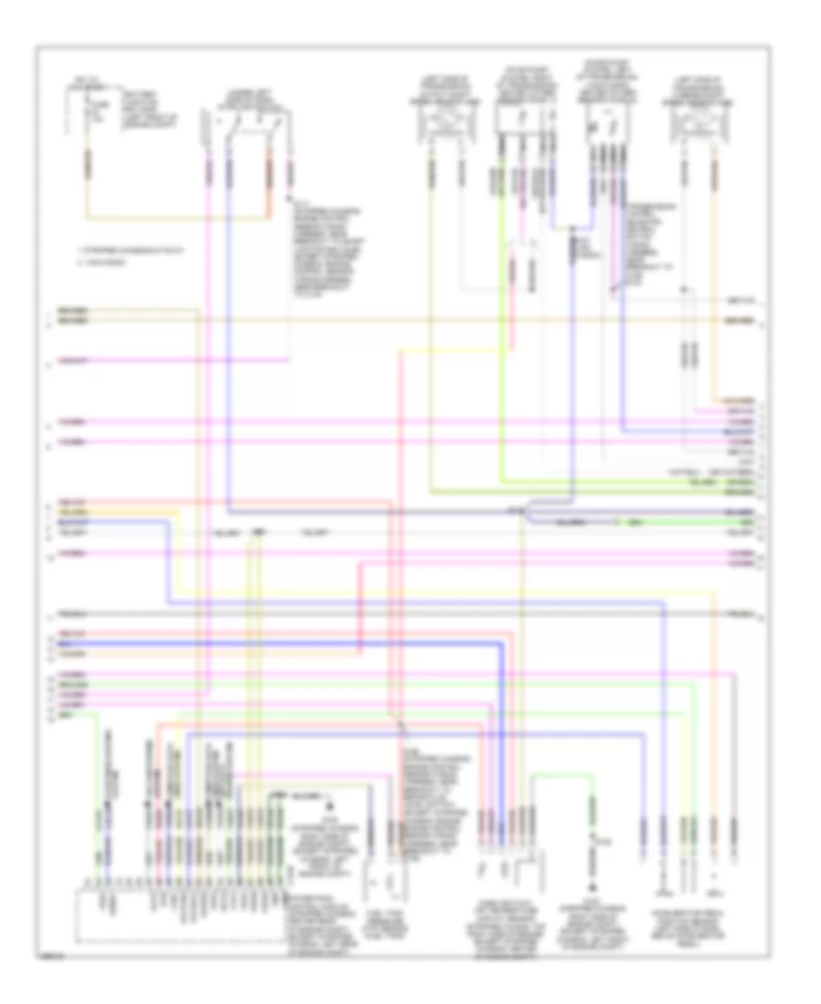 5.4L, Engine Performance Wiring Diagram, without Torqshift (2 of 5) for Ford Cutaway E250 2009